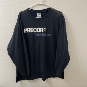 Precor USA Black Long Sleeve Shirt XL